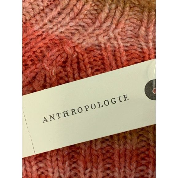 t. la Anthro Drea Raglan Stripe Space Dye Sweater Top Pullover Medium 6345 NWT - Picture 9 of 15